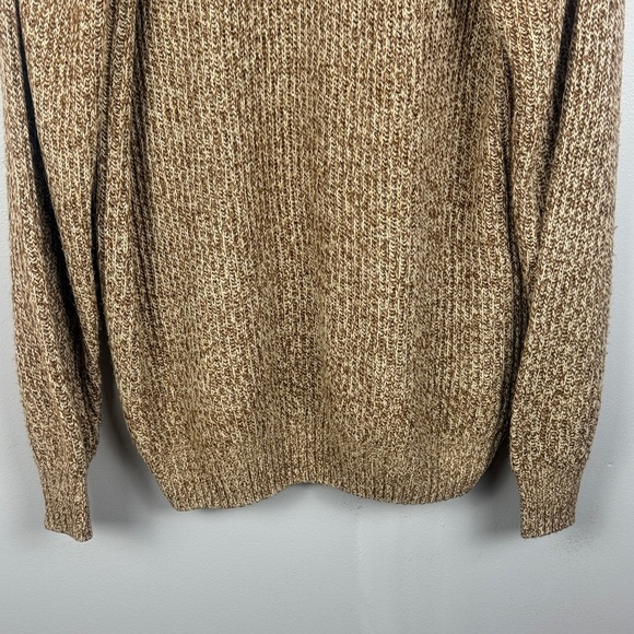 Mountain Ridge Men's Tan Cotton Blend Casual Comfy Soft Warm Half Zip XL Sweater - Picture 8 of 10